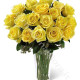 Bouquet di 18 Roselline gialle