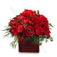 Bouquet Natalizio di Rose e Tulipani