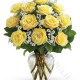 Bouquet di 12 Rose gialle Medium