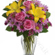 Bouquet di Rose, Gigli e Margherite