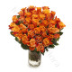 Bouquet di 50 Rose arancio